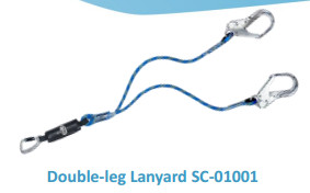 Dây nối thang chống trượt móc đôi, Item code: PE370040, Model: SC-01001; hãng: 3S Lift (Double-leg Lanyard SC-01001)