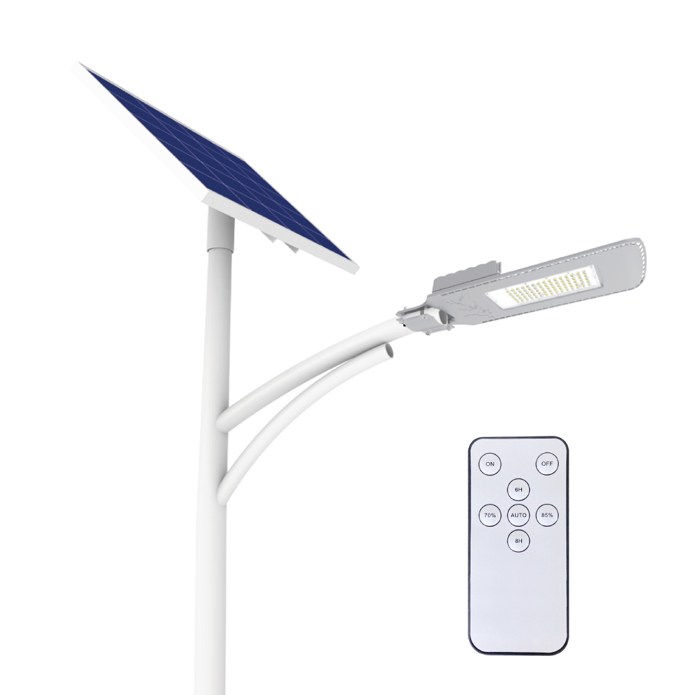 Đèn đường năng lượng mặt trời 30W Model: CSD01.SL.RF V2 30W