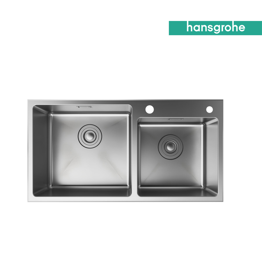 Hansgrohe - Chậu bếp đôi Inox S43 820 U/B2 (43346807)