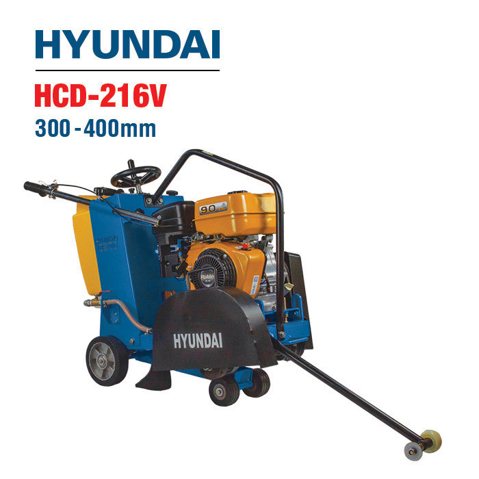 Máy cắt bê tông HYUNDAI HCD-216V (Động cơ Robin EX27)