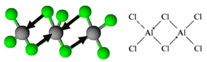 Cấu tạo hoá học của Nhôm Clorua.