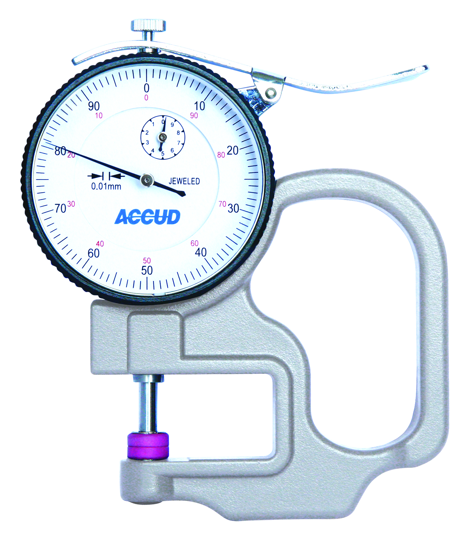 Đồng hồ đo độ dày ACCUD 0-10mm/0.01mm ACCUD443-010-11
